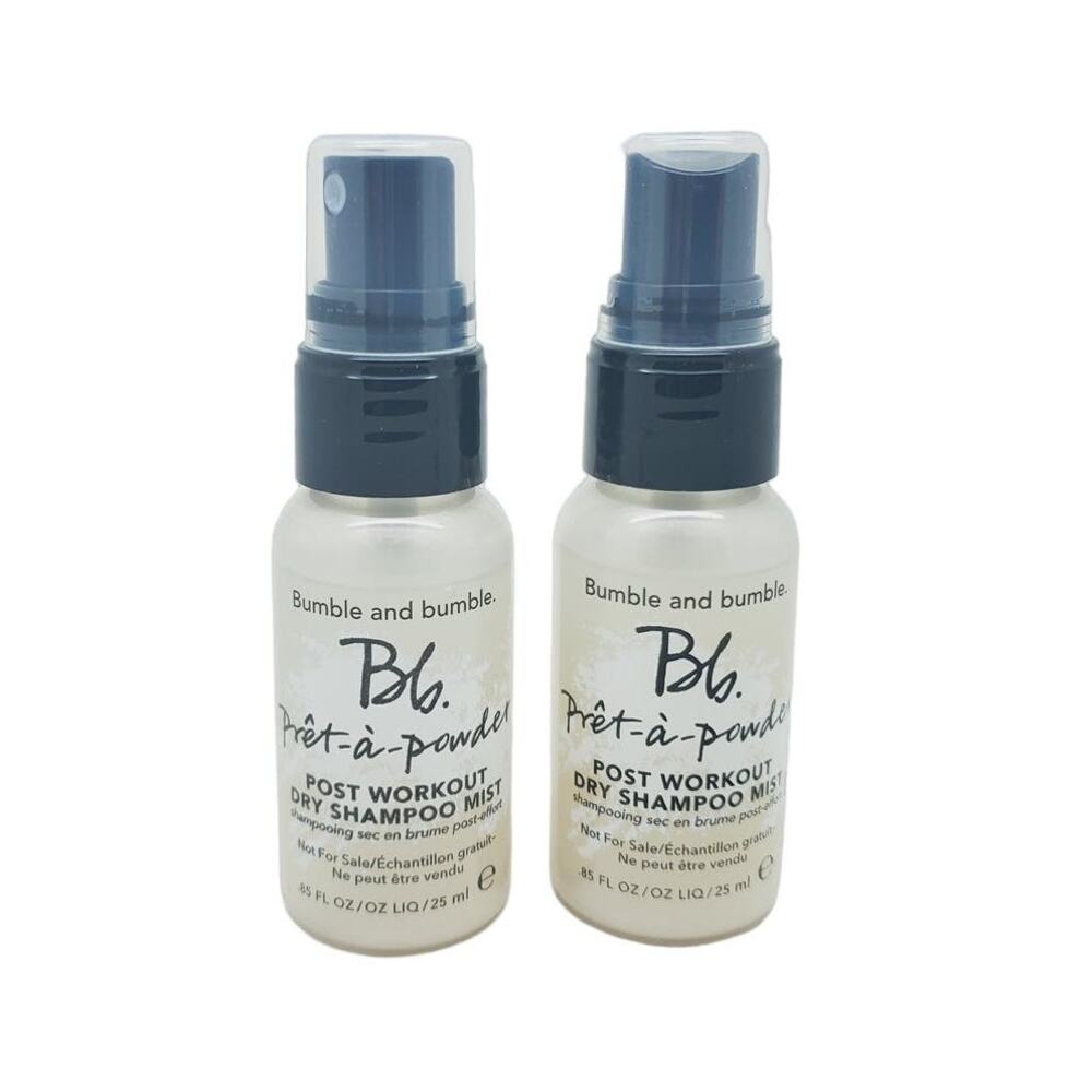 Lot Of 2 Bumble and Bumble Pret a Powder Post Workout Mist 0.85 OZ Each